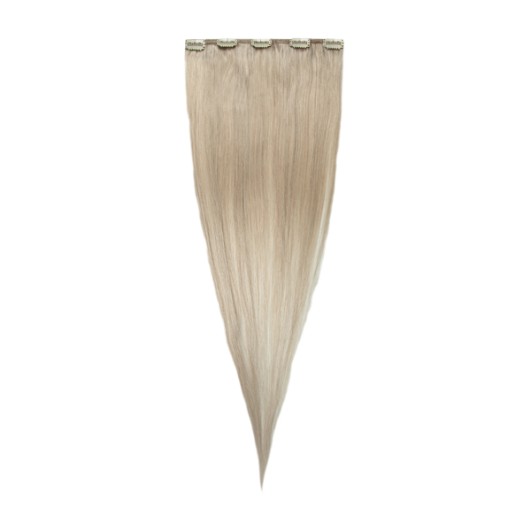 Włosy naturalne doczepiane Clip In 60cm 60 gram - kolor #Silver