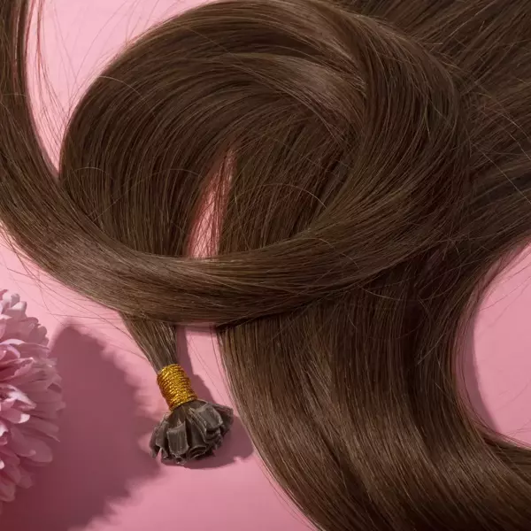 Włosy naturalne doczepiane Seria MAGIC Keratyna U-tip 60cm 0,8g 20szt - Kolor #6