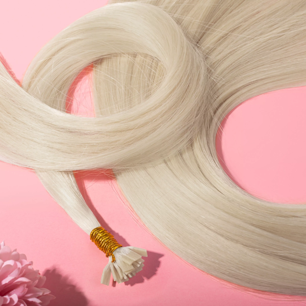Włosy naturalne doczepiane Seria MAGIC Mini Bondes Flat 40cm 0,6g 20szt - Kolor #1001