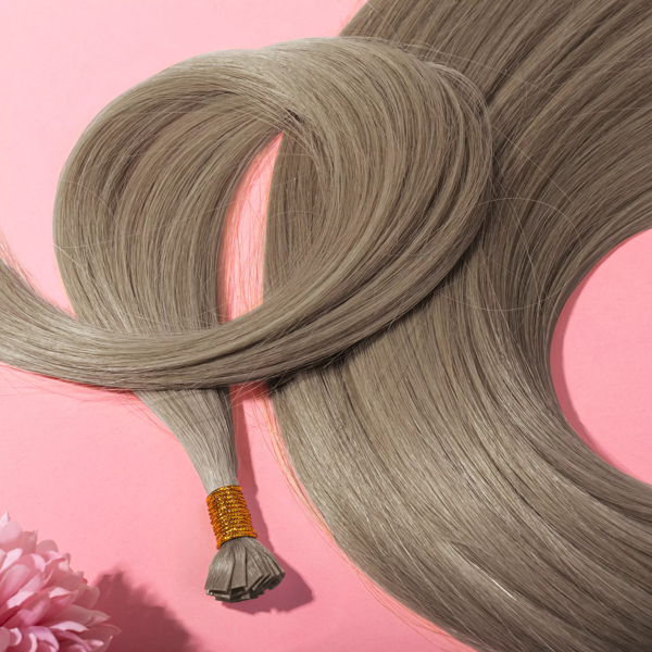 Włosy naturalne doczepiane Seria MAGIC Mini Bondes Flat 40cm 0,6g 20szt - Kolor #8