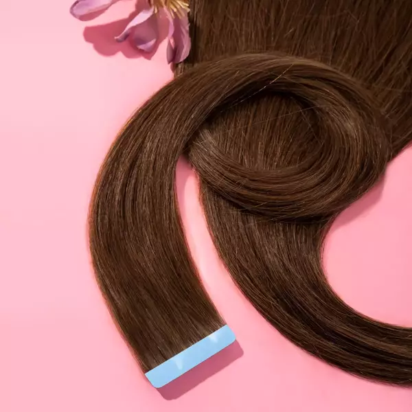 Włosy naturalne doczepiane Seria MAGIC Tape On Kanapki 40cm - Kolor #6