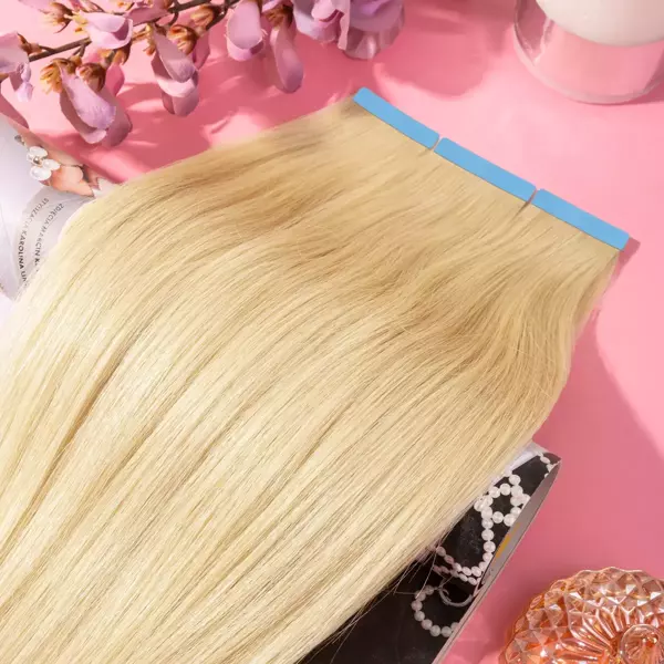 Włosy naturalne doczepiane Seria MAGIC Tape On Kanapki 40cm - Kolor #613