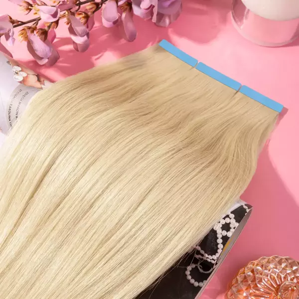 Włosy naturalne doczepiane Seria MAGIC Tape On Kanapki 50cm - Kolor #26