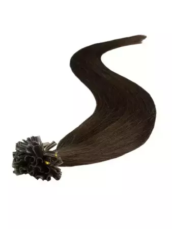 Włosy naturalne doczepiane na keratynę 50cm 0,5g 20 sztuk - kolor #4