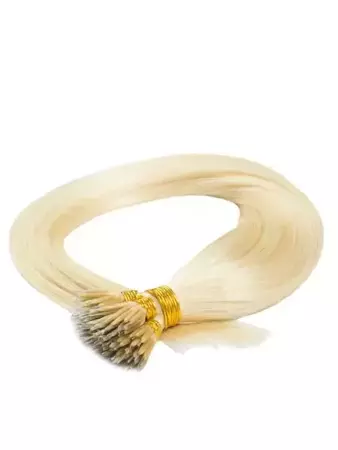 Włosy naturalne doczepiane na nano ringi 40cm 0,6g 20 sztuk  - kolor #60
