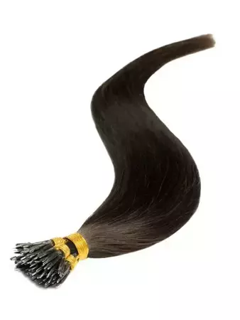 Włosy naturalne doczepiane na nano ringi 50cm 1g 20 sztuk  - kolor #2