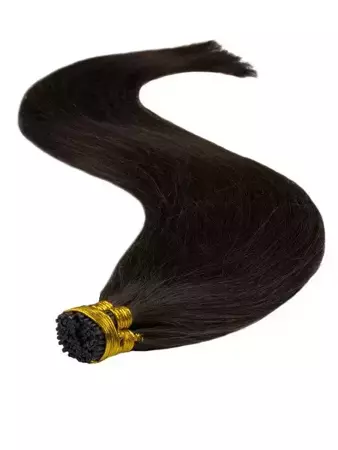 Włosy naturalne doczepiane na ringi 40cm 0,6g - kolor #2