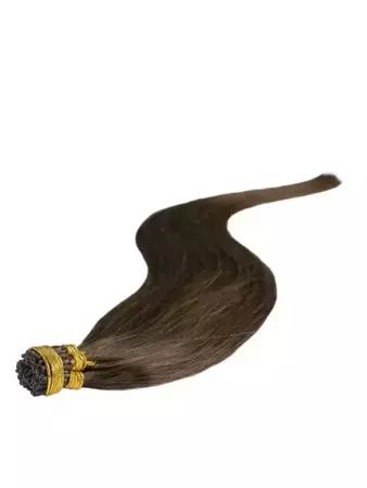Włosy naturalne doczepiane na ringi 50cm 0,5g - kolor #4