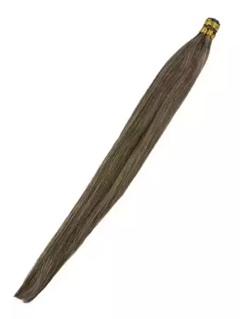 Włosy naturalne doczepiane na ringi 50cm 0,5g - kolor #8
