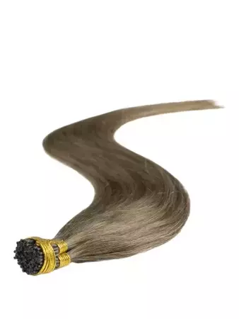 Włosy naturalne doczepiane na ringi 50cm 0,5g - kolor #8