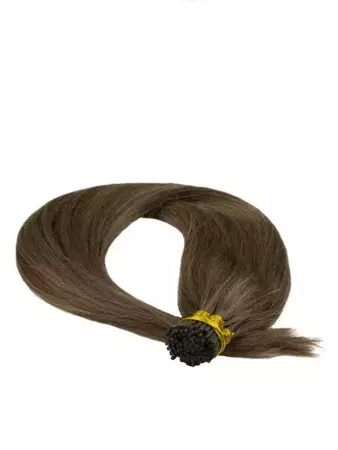 Włosy naturalne doczepiane na ringi 50cm 0,8g - kolor #8