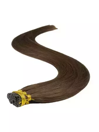 Włosy naturalne doczepiane na ringi 60cm 0,8g - kolor #4