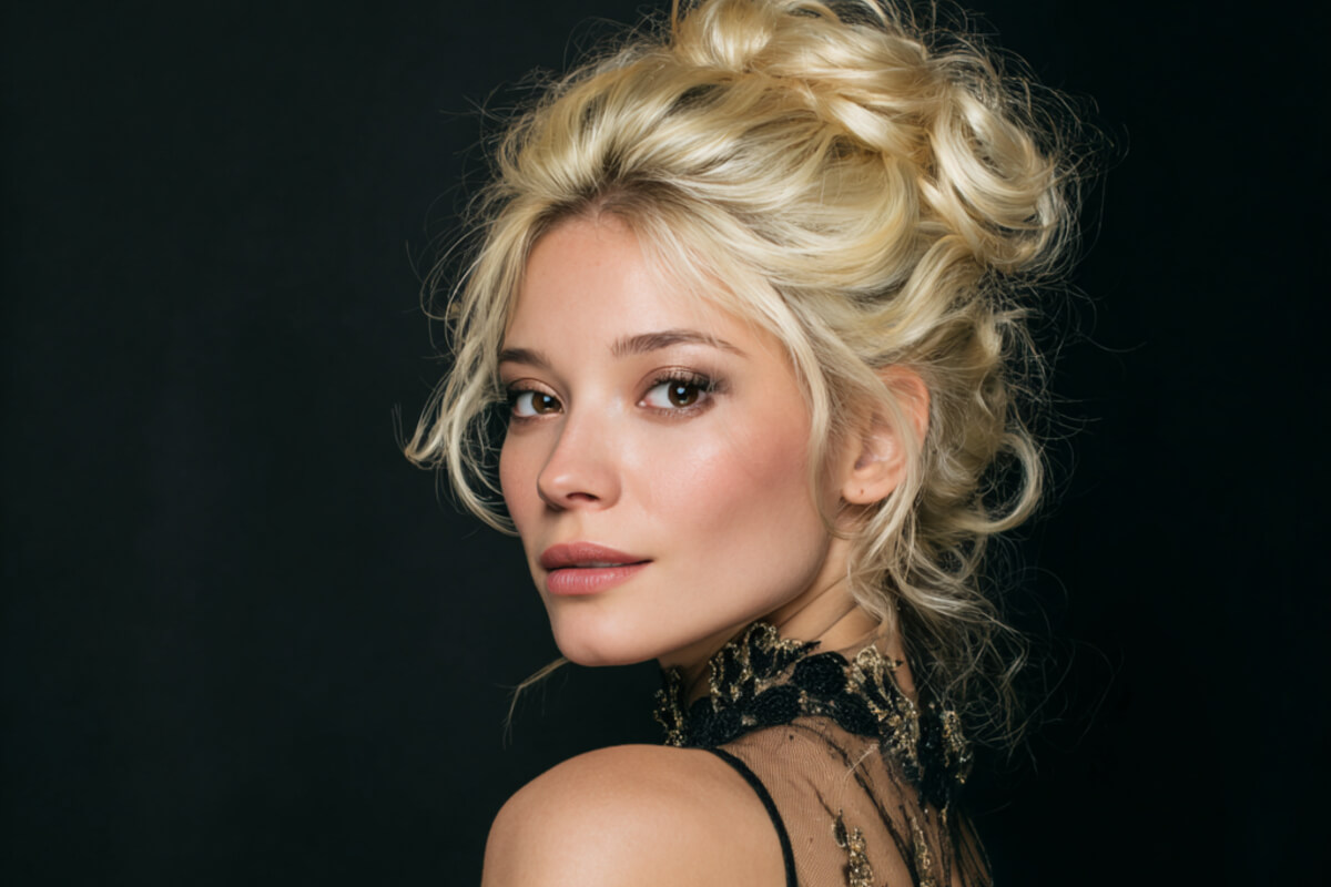 Fryzury na Sylwestra - upięcia, fale, loki