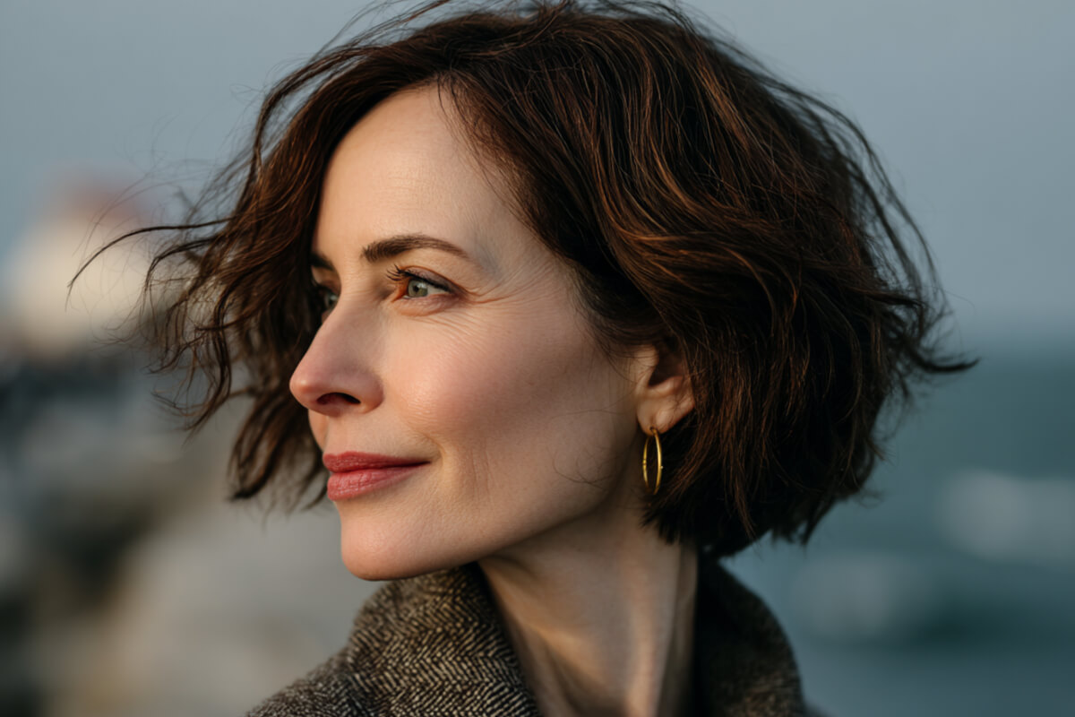 Fryzury damskie 2026 dla 50 latki - trendy i cięcia