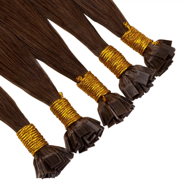 Włosy naturalne doczepiane Seria MAGIC Mini Bondes Flat 30cm 0,5g 20szt - Kolor #6