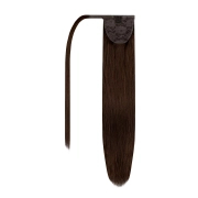 Włosy naturalne doczepiane Seria MAGIC Kucyk Kitka 50cm 100 gram - Kolor #4 Średni Brąz