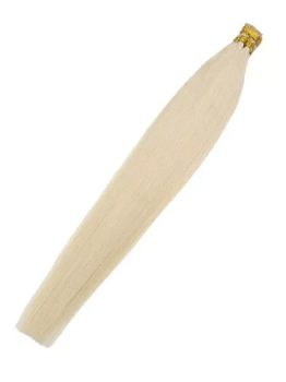 Włosy naturalne doczepiane na ringi 60cm 0,8g - kolor #60