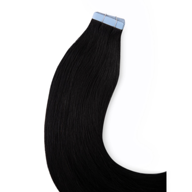 Włosy naturalne doczepiane Tape On 40cm - kolor #1
