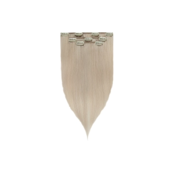 Włosy naturalne doczepiane Clip In 40cm 60 gram - kolor #Silver
