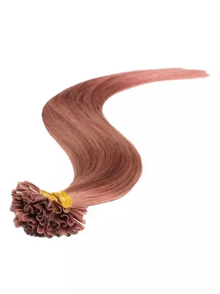 Włosy naturalne doczepiane na keratynę 40cm 0,6g 20 sztuk  - kolor #33