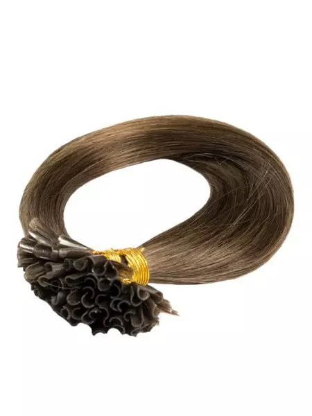 Włosy naturalne doczepiane na keratynę 40cm 0,6g 20 sztuk  - kolor #4