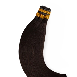 Włosy naturalne doczepiane na ringi 60cm 0,8g - kolor #1B