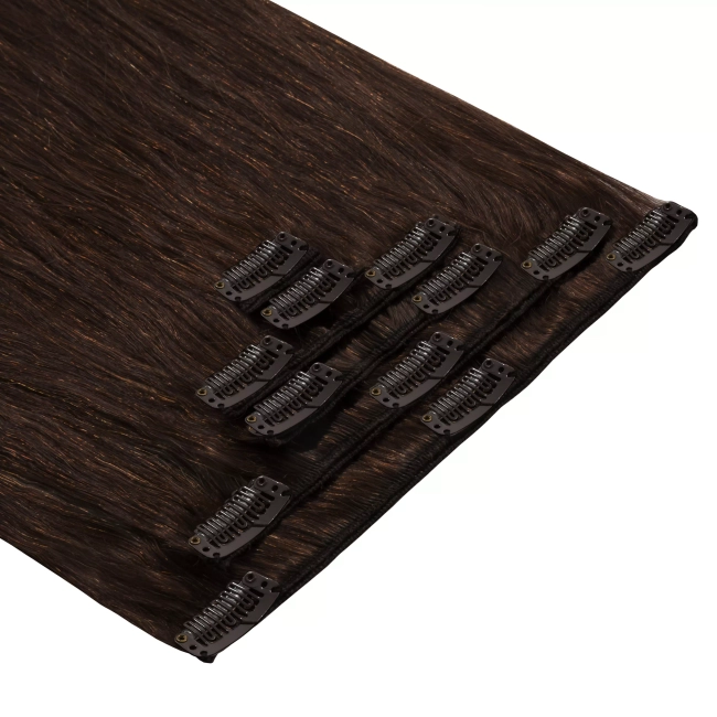 Włosy naturalne doczepiane Clip In 50cm 70 gram - kolor #2