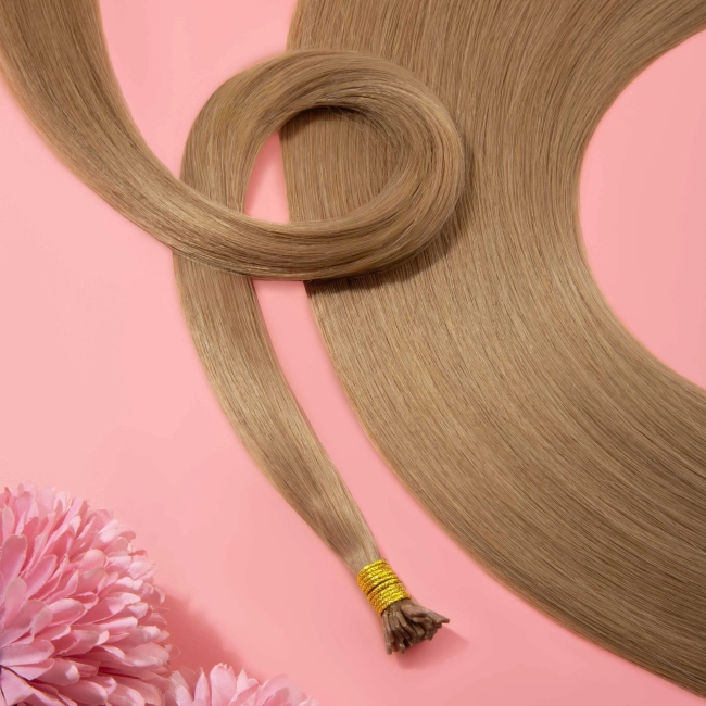 Włosy naturalne doczepiane Seria MAGIC Mini Bondes Flat 30cm 0,5g 20szt - Kolor #12