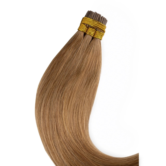 Włosy naturalne doczepiane na ringi 60cm 0,8g - kolor #12