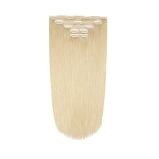 Włosy naturalne doczepiane Seria MAGIC Bezszwowe Ukryte Clip In 40cm 90 gram - Kolor #613 Jasny Blond