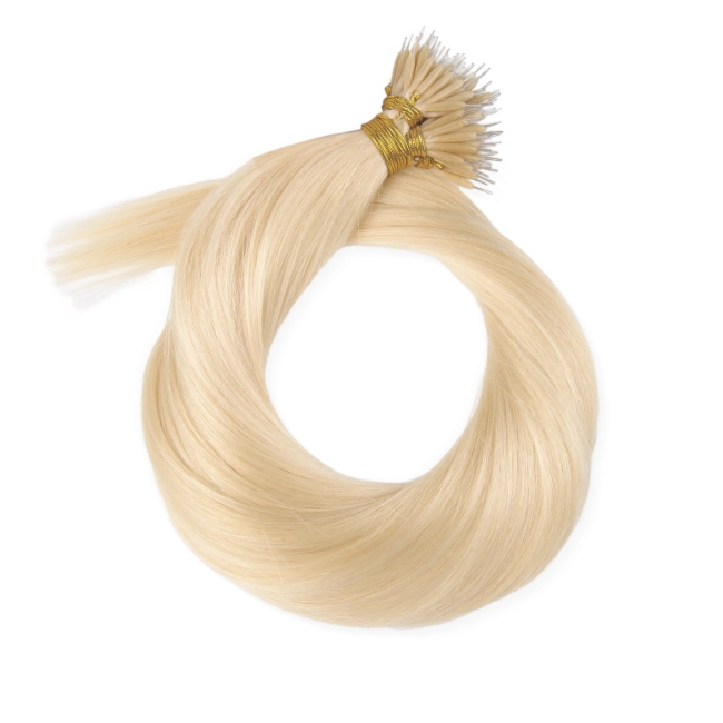 Włosy naturalne doczepiane na nano ringi 40cm 0,6g 20 sztuk  - kolor #613