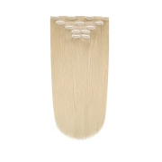 Włosy naturalne doczepiane Seria MAGIC Bezszwowe Ukryte Clip In 40cm 90 gram - Kolor #26 Złoty Blond