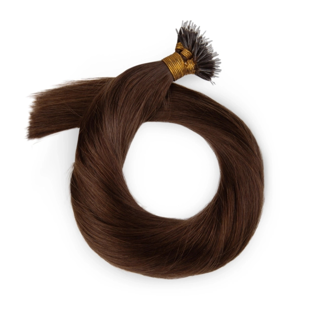 Włosy naturalne doczepiane na nano ringi 50cm 1g 20 sztuk  - kolor #4