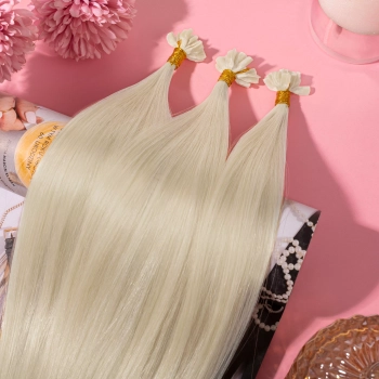 Włosy naturalne doczepiane Seria MAGIC Mini Bondes Flat 30cm 0,5g 20szt - Kolor #1001