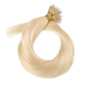 Włosy naturalne doczepiane na nano ringi 40cm 0,6g 20 sztuk  - kolor #613