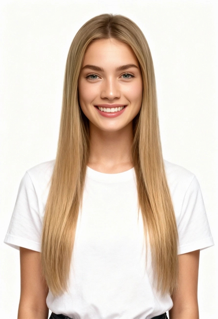 Włosy naturalne doczepiane Kucyk Kitka 50cm 80 gram - kolor #27