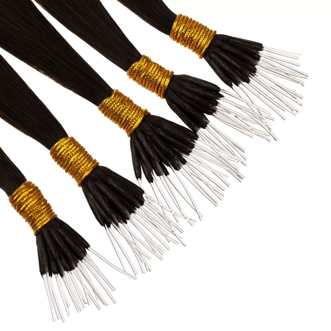 Włosy naturalne doczepiane Seria MAGIC Nanoringi Light 50cm 0,8g 20szt - Kolor #1B