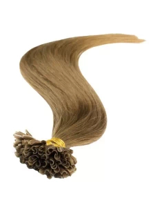 Włosy naturalne doczepiane na keratynę 40cm 0,6g 20 sztuk  - kolor #12