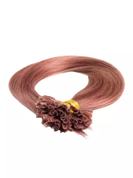 Włosy naturalne doczepiane na keratynę 40cm 0,6g 20 sztuk  - kolor #33