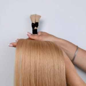Włosy naturalne doczepiane Seria MAGIC Surowa kitka 60cm 25g - Kolor #16 Ciemny Blond