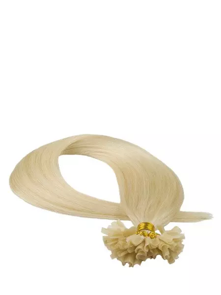 Włosy naturalne doczepiane na keratynę 50cm 0,5g 20 sztuk - kolor #60