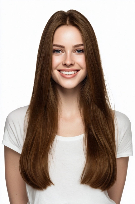 Włosy naturalne doczepiane na keratynę 50cm 0,5g 20 sztuk - kolor #6