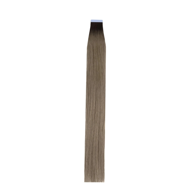 Włosy naturalne doczepiane Seria MAGIC Tape On Kanapki 60cm - Kolor Ombre #1B/#8
