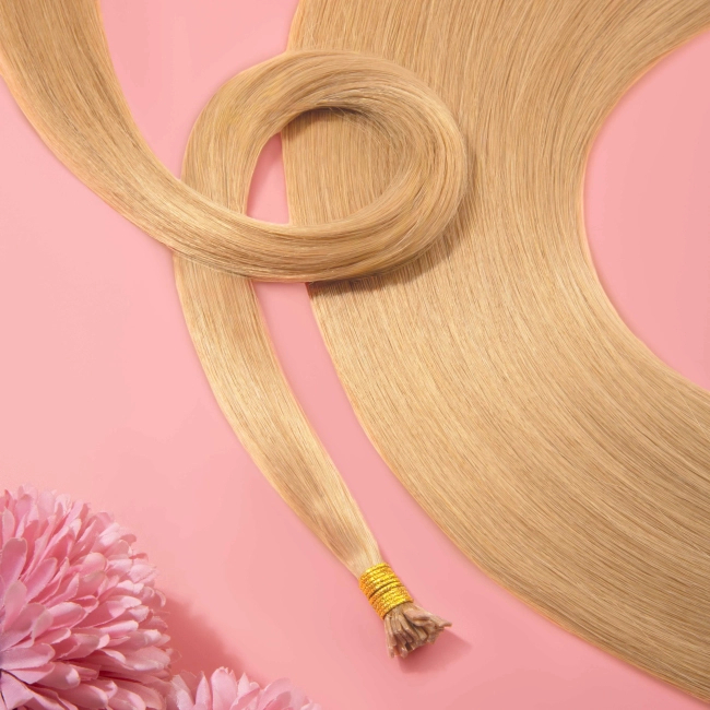 Włosy naturalne doczepiane Seria MAGIC Mini Bondes Flat 30cm 0,5g 20szt - Kolor #24
