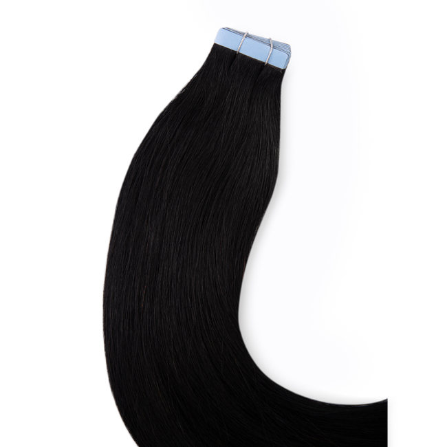 Włosy naturalne doczepiane Tape On 50cm - kolor #1