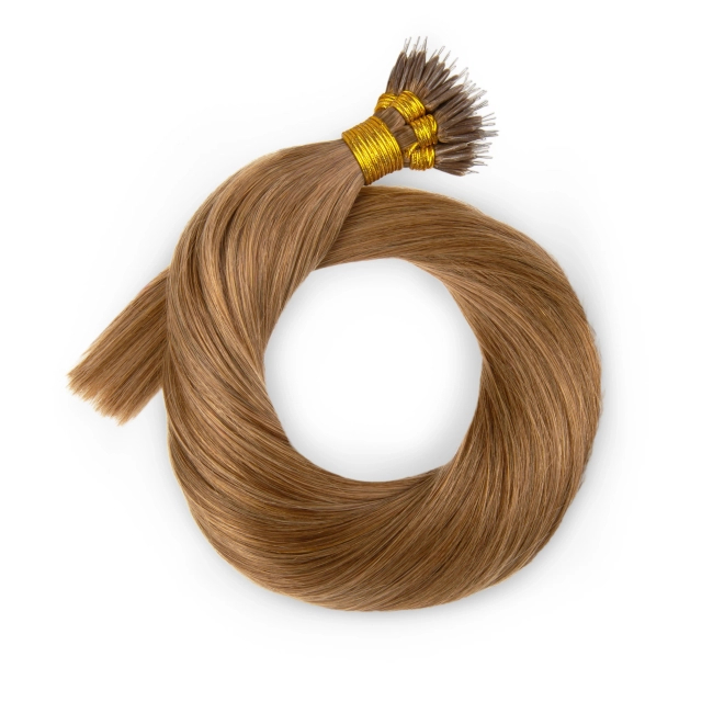 Włosy naturalne doczepiane na nano ringi 50cm 1g 20 sztuk  - kolor #12