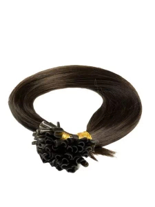 Włosy naturalne doczepiane na keratynę 40cm 0,6g 20 sztuk  - kolor #2