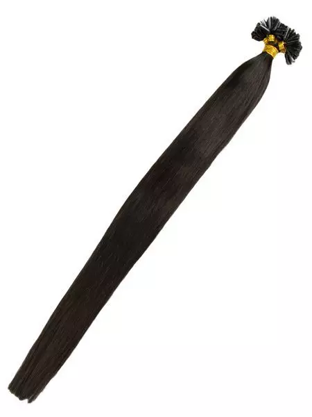 Włosy naturalne doczepiane na keratynę 60cm 0,8g 20 sztuk - kolor #1B