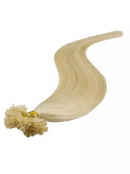 Włosy naturalne doczepiane na keratynę 50cm 0,5g 20 sztuk - kolor #60