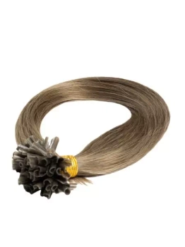 Włosy naturalne doczepiane na keratynę 40cm 0,6g 20 sztuk  - kolor #8